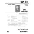 SONY PCMM1 Instrukcja Serwisowa