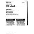 SONY XS-L5MK2 Instrukcja Obsługi