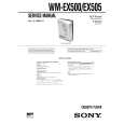 SONY WMEX505 Instrukcja Serwisowa