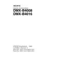 SONY DMX-B4008 Instrukcja Obsługi