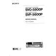 SONY SVP-5600P VOLUME 2 Instrukcja Serwisowa