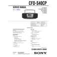 SONY CFDS40CP Instrukcja Serwisowa