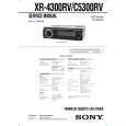 SONY XR4300RV Instrukcja Serwisowa