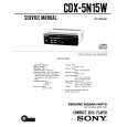 SONY CDX5N15W Instrukcja Serwisowa