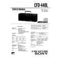 SONY CFD440L Instrukcja Serwisowa