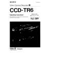 SONY CCD-TR6 Instrukcja Obsługi