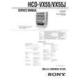 SONY HCD-VX55 Instrukcja Serwisowa