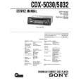 SONY CDX-5030 Instrukcja Serwisowa