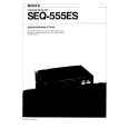 SONY SEQ-555ES Instrukcja Obsługi