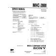SONY MHC2800 Instrukcja Serwisowa