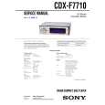 SONY CDXF7710 Instrukcja Serwisowa