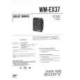SONY WMEX37 Instrukcja Serwisowa