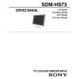 SONY SDM-HS73 Instrukcja Serwisowa
