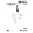 SONY ICD-R100PC Instrukcja Obsługi