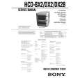 SONY HCDDX2/B Instrukcja Serwisowa