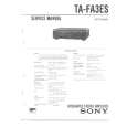 SONY TAFA3ES.PDF Instrukcja Serwisowa