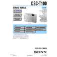 SONY DSC-T100 LEVEL2 Instrukcja Serwisowa