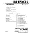 SONY LBT-N200CDX Instrukcja Serwisowa