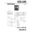SONY HCD-LV80 Instrukcja Serwisowa