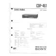 SONY CDP461 Instrukcja Serwisowa