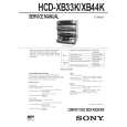 SONY HCDXB33K Instrukcja Serwisowa