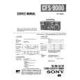 SONY CFS9000 Instrukcja Serwisowa