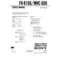 SONY MHC600 Instrukcja Serwisowa