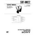 SONY SRF-HM22 Instrukcja Serwisowa