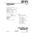 SONY LBTVF3 Instrukcja Serwisowa