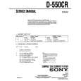 SONY D-550CR Instrukcja Serwisowa