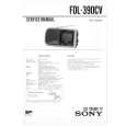 SONY FDL390CV Instrukcja Serwisowa