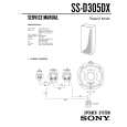 SONY SSD305DX Instrukcja Serwisowa