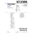 SONY VCT-870RM Instrukcja Serwisowa