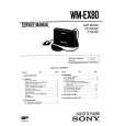 SONY WMEX80 Instrukcja Serwisowa