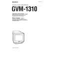 SONY GVM-1310 Instrukcja Obsługi