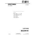 SONY IT-M11 Katalog Części