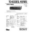 SONY TC-K970ES Instrukcja Serwisowa