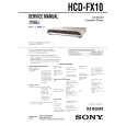 SONY HCD-FX10 Instrukcja Serwisowa