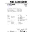 SONY MHCGX8800 Instrukcja Serwisowa