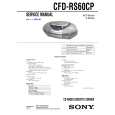 SONY CFD-RS60CP Instrukcja Serwisowa