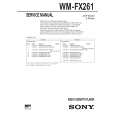 SONY WMFX261 Instrukcja Serwisowa