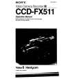 SONY CCD-FX511 Instrukcja Obsługi