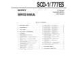 SONY SCD1 Instrukcja Serwisowa