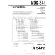 SONY MDS-S41 Katalog Części