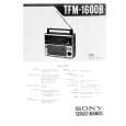 SONY TFM-1600B Instrukcja Serwisowa
