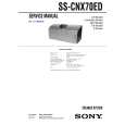 SONY SSCNX70ED Instrukcja Serwisowa