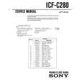 SONY ICF-C280 Instrukcja Serwisowa
