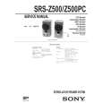 SONY SRSZ500/PC Instrukcja Serwisowa