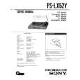 SONY PS-LX52Y Instrukcja Serwisowa