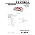 SONY XM2165GTX Instrukcja Serwisowa